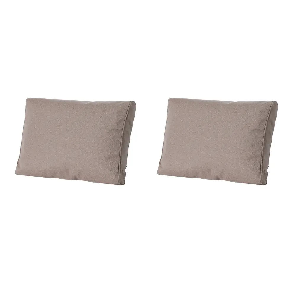 Madison - Lounge Profi-Line Manchester taupe - Ca. 43x73 cm - Set van 2