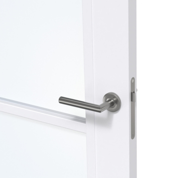Arne & Bodil binnendeur ABD516 blank glas - extra wit afgelakt - glaslat extra wit