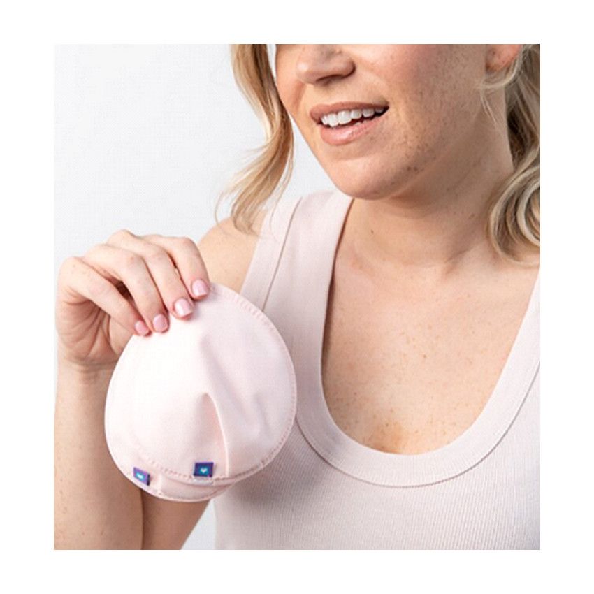 Compresses allaitement lavables - 8 pièces - Ecru