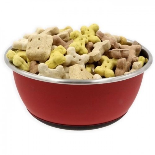 Comedouro Tyrol antiderrapante vermelho para cães e gatos