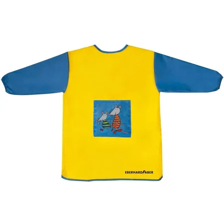 Eberhard Faber Mini Kids Club Malschürze, blau-gelb
