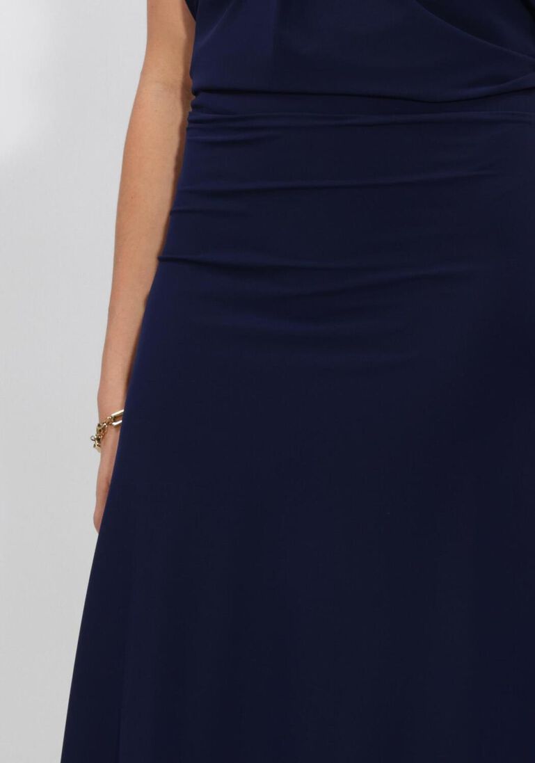 blauwe penn & ink maxirok skirt
