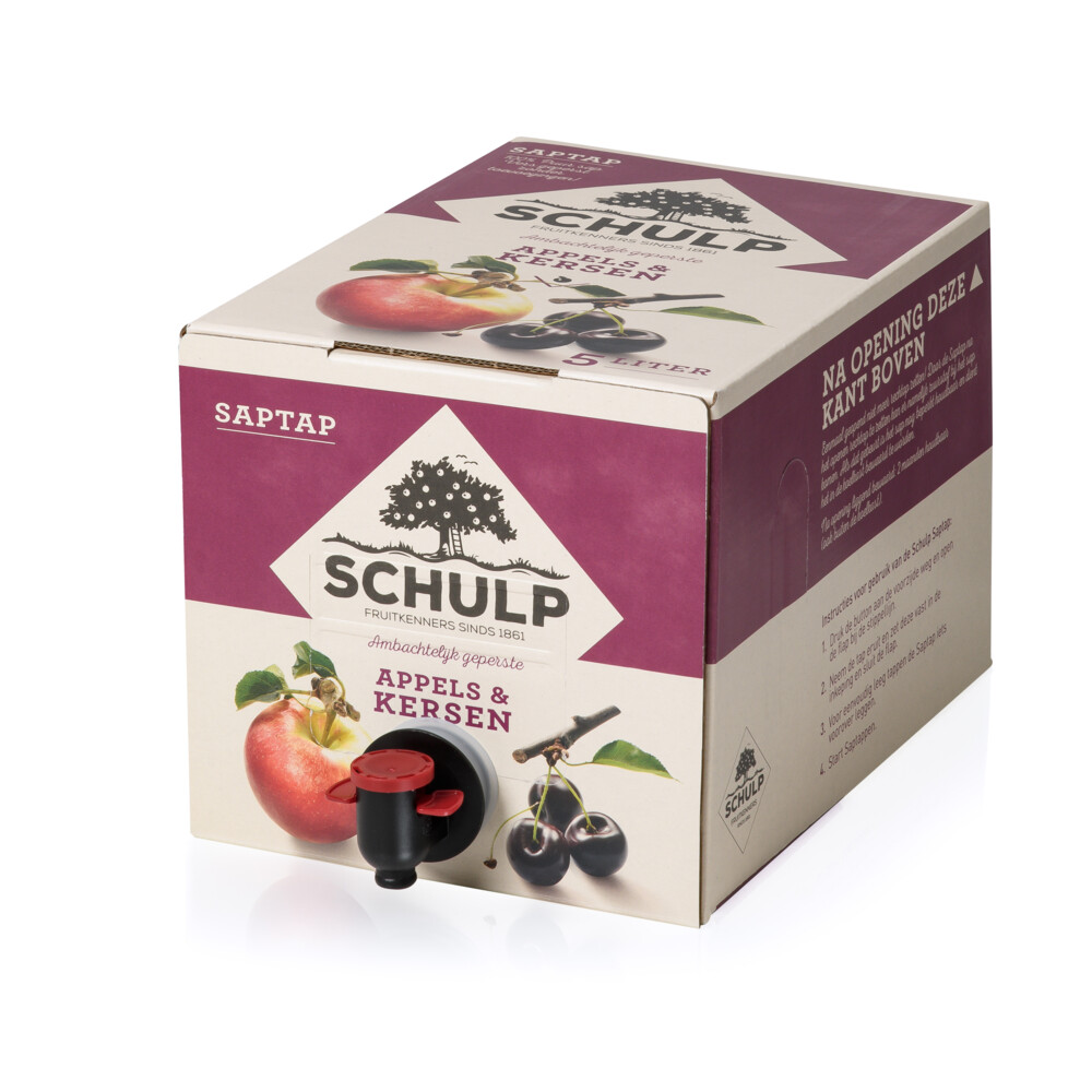 Schulp Saptap Appel-Kers Ambachtelijk5 liter