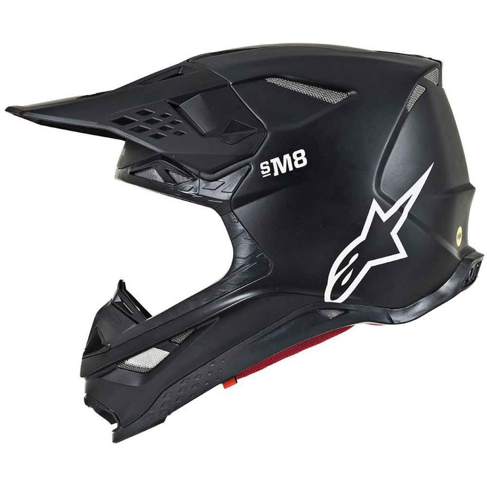 Alpinestars - Casque Supertech S-M8 Solid Noir Mat
