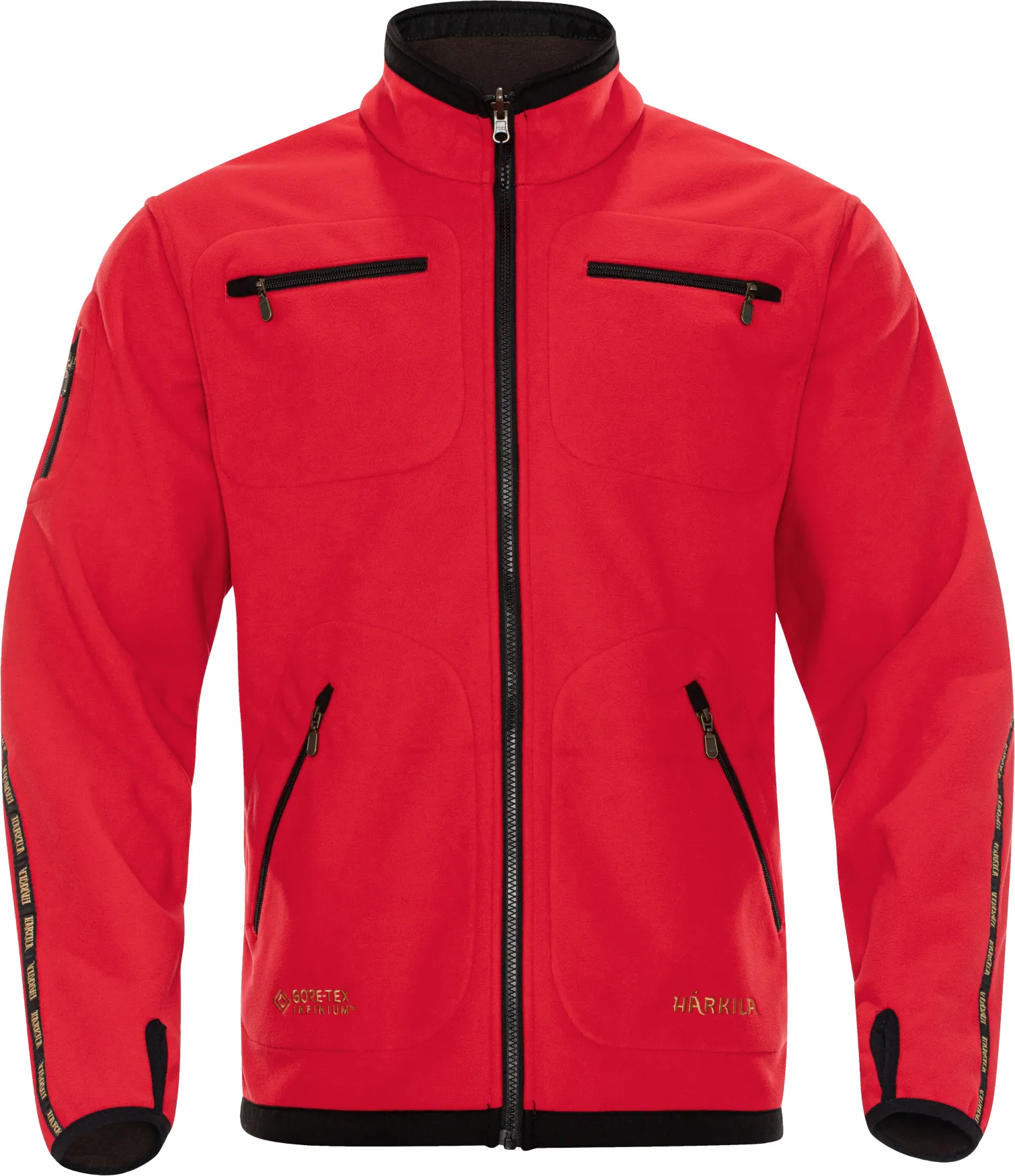 Härkila Men's Kamko Fleece Brown/Red