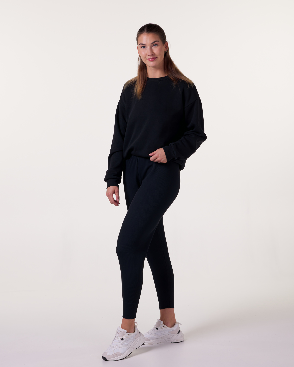 Bumpro Future Court Seamless Rib Joggers Black