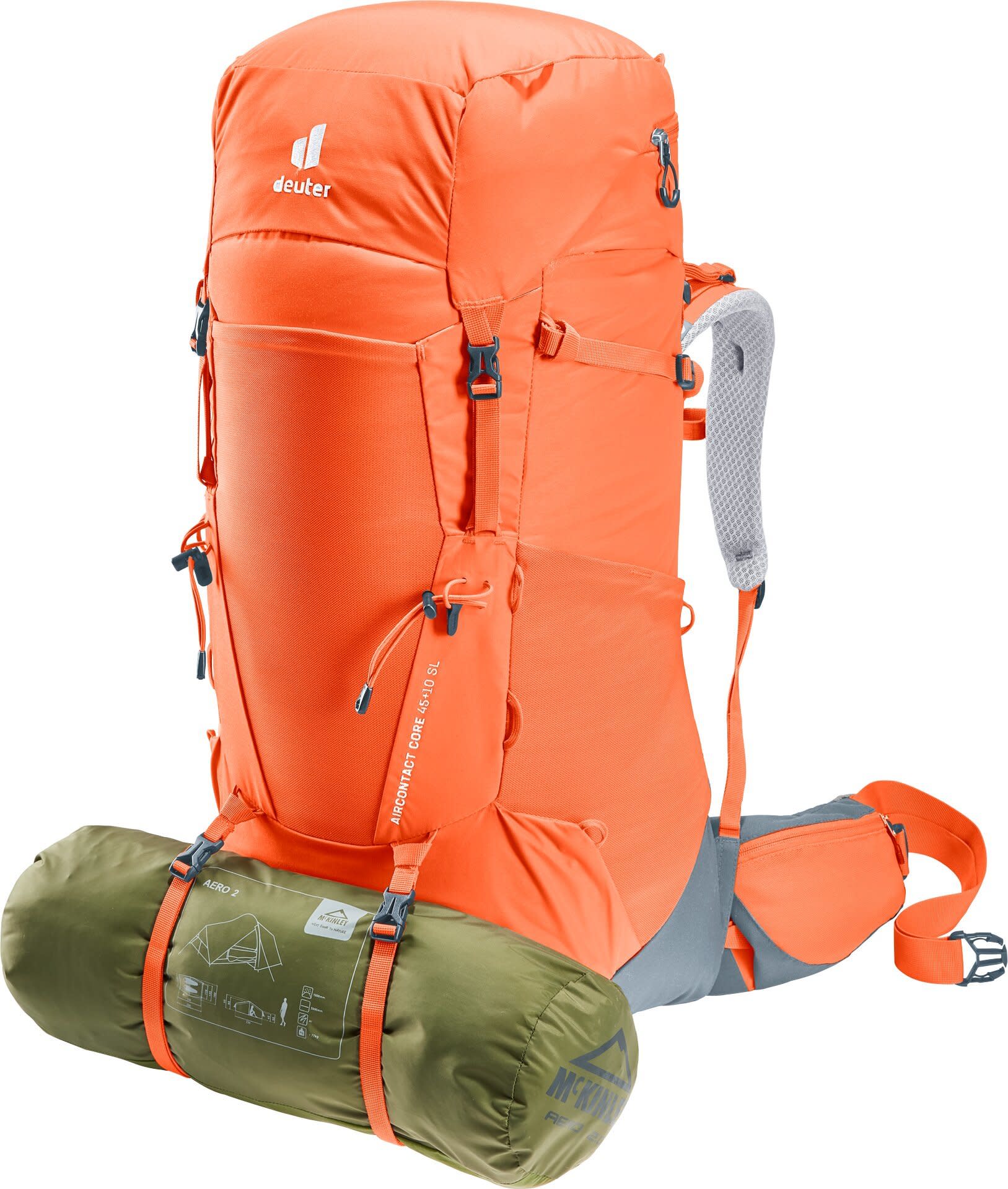 Deuter Women's Aircontact Core 45+10 SL Paprika-Graphite