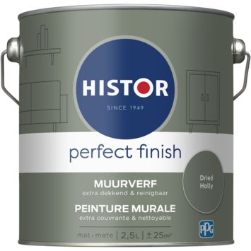 Histor Perfect Finish muurverf mat Dried Holly 2,5 liter