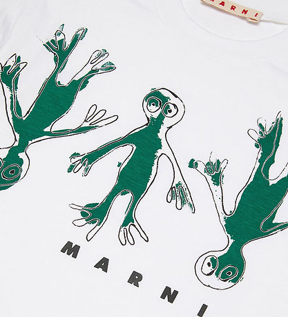 Marni T-Shirt - Weiß/Grün