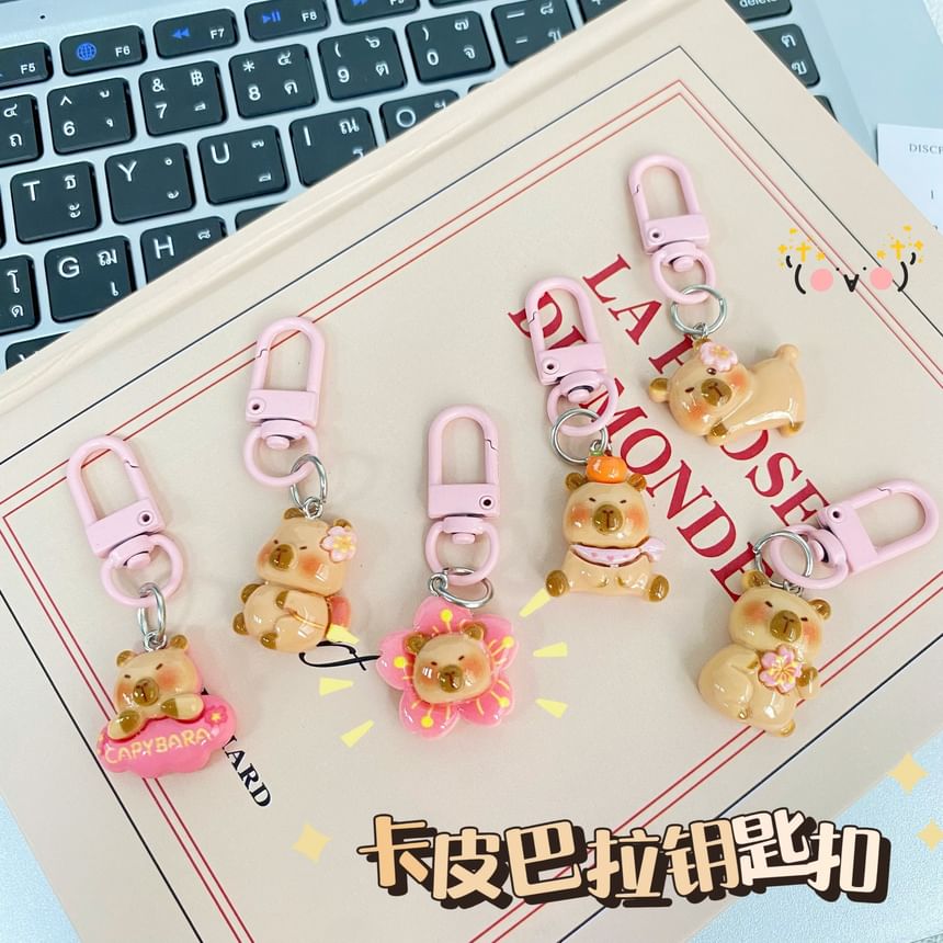 Ignishial - Capybara Alloy Bag Charm Sleutelhanger (Verschillende ontwerpen)