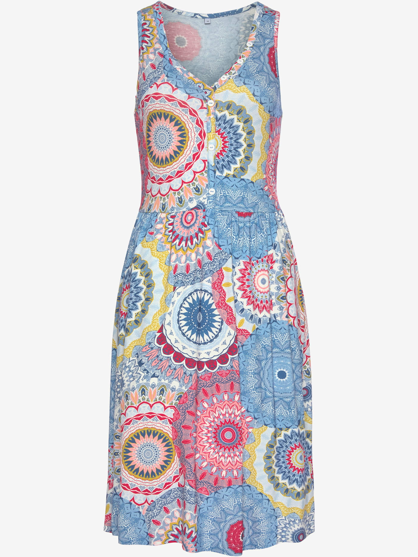 Robe en jersey encolure en v dégagée