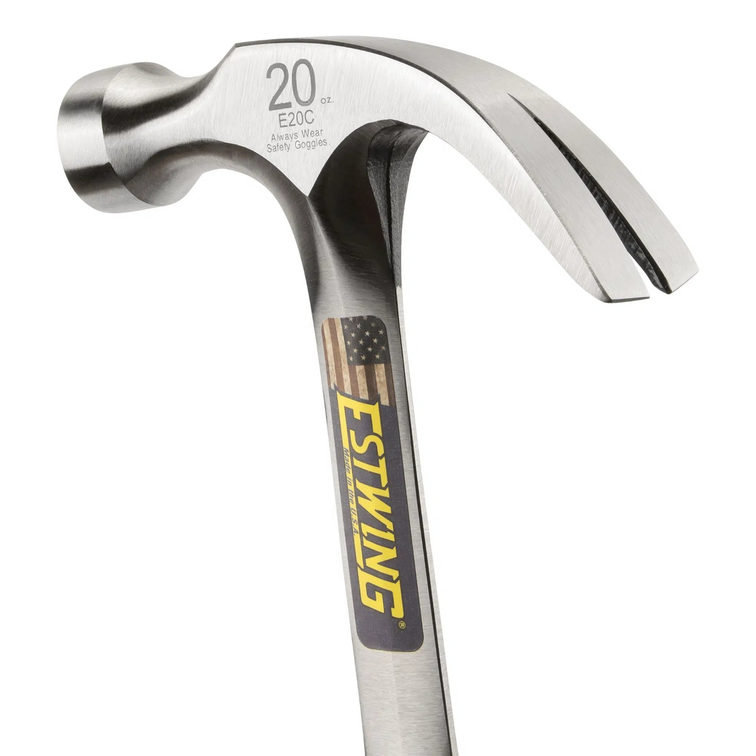 Estwing E20C Gebogen klauwhamer - leren handgreep