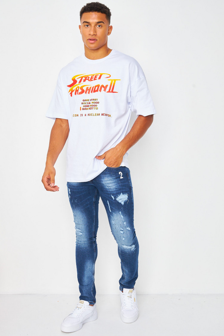 T-shirt blanc 
