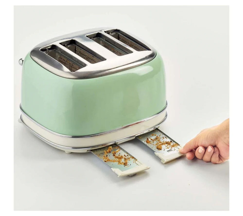 Grille pain 4 fentes Vintage Verde 1630 W Ariete