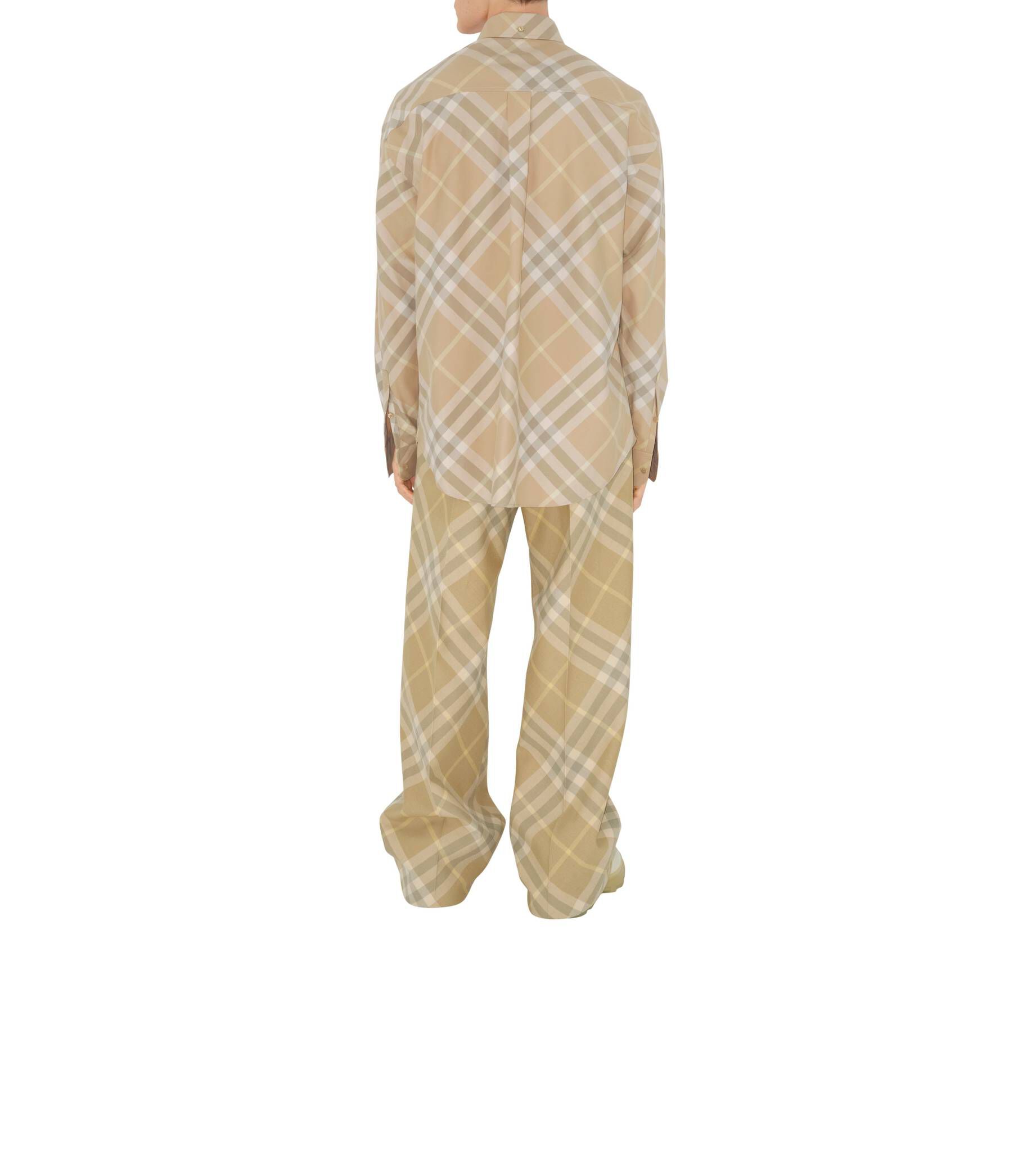 Burberry| Herren Hemd CHECK Langarm Oversized Fit