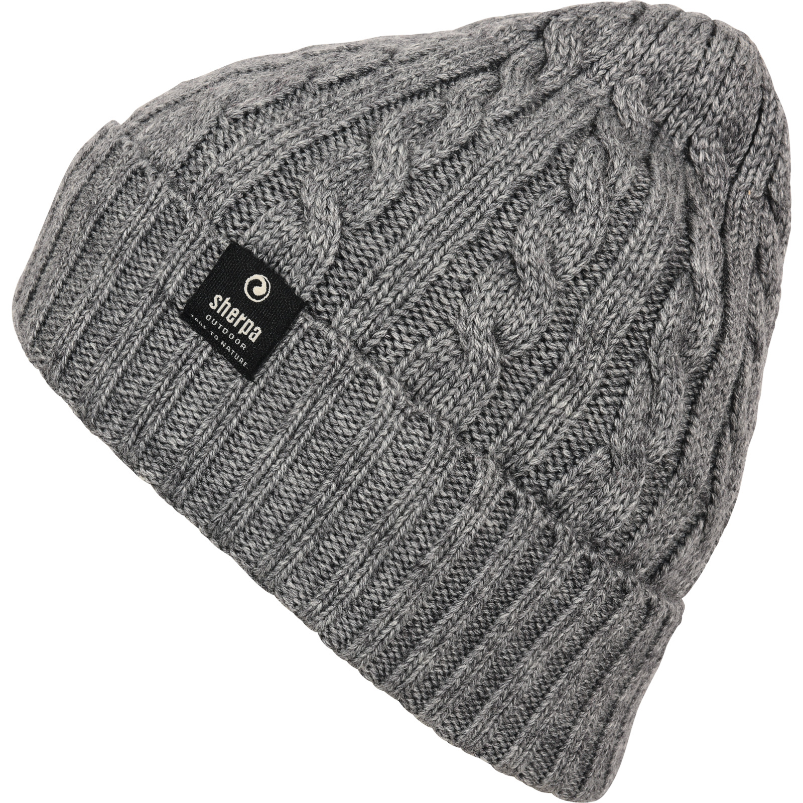 Sherpa Herren-Beanie Gaida Cable schwarz