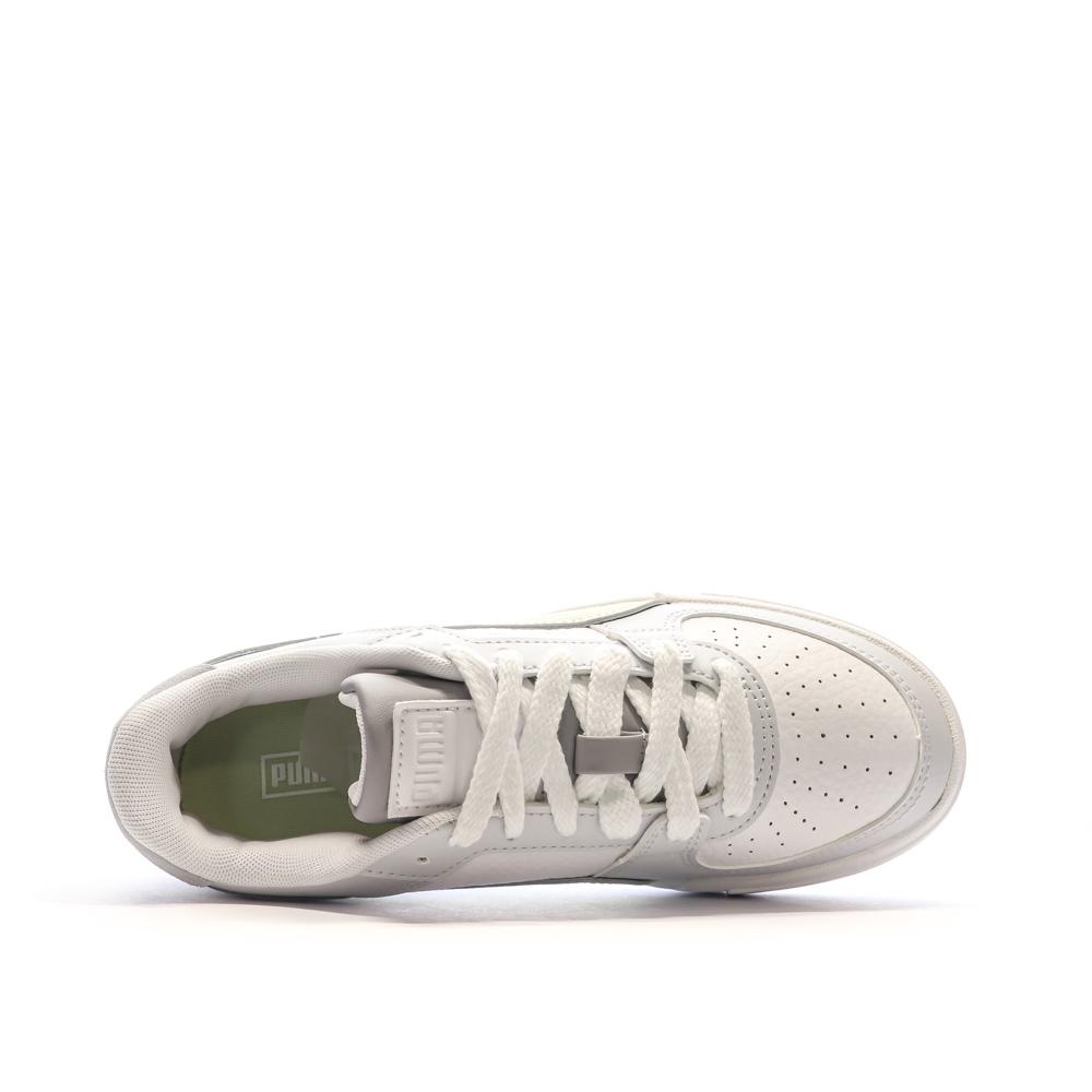 Puma Baskets Blanche/Gris/Vert Femme Puma 394749-02