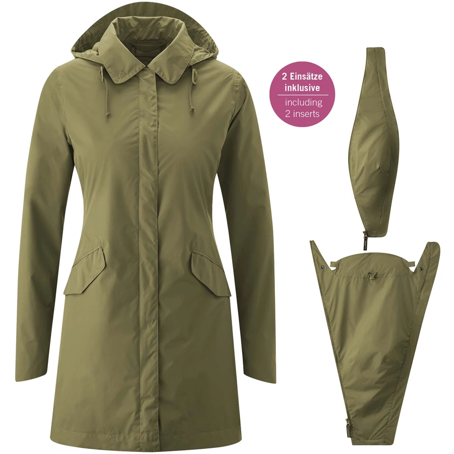 mamalila Regen-Tragemantel Dublin khaki