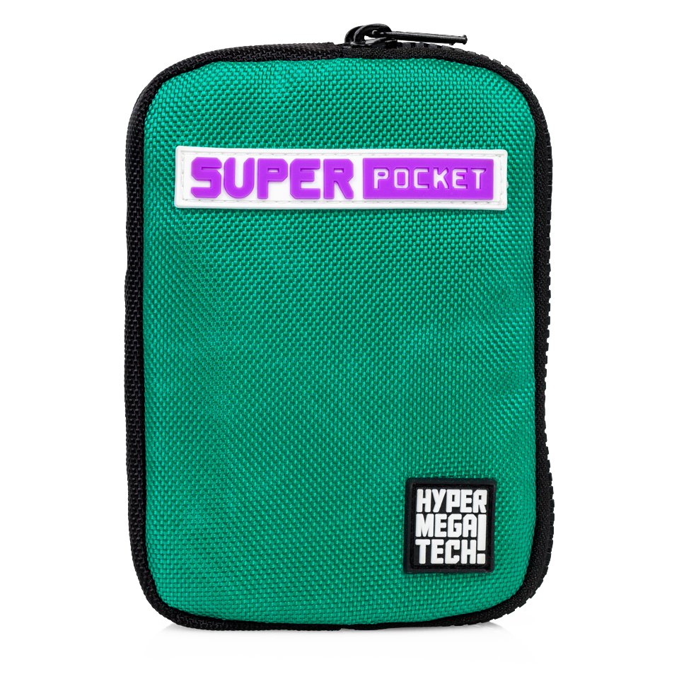 Blaze Evercade Hmt Super Pocket Fabric Case - Green/Black- BLAZE TAB Plus