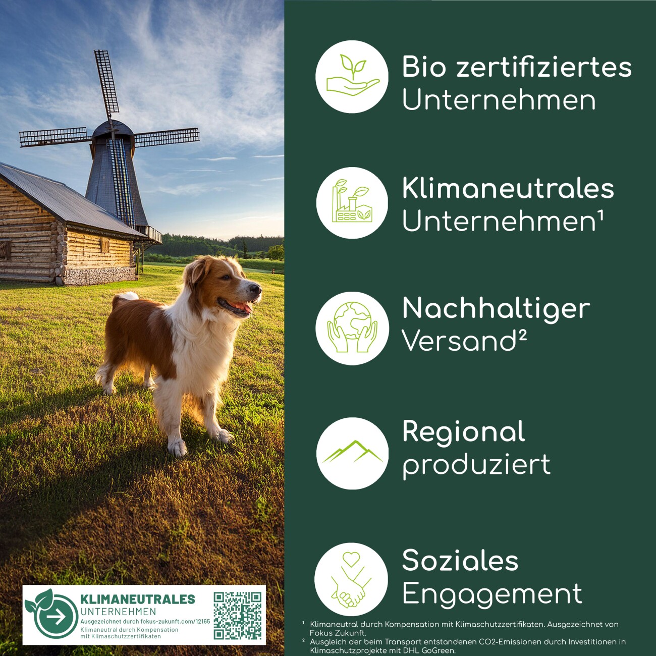 Wolfsbacher Natur Haut & Fell Leckerli 3x