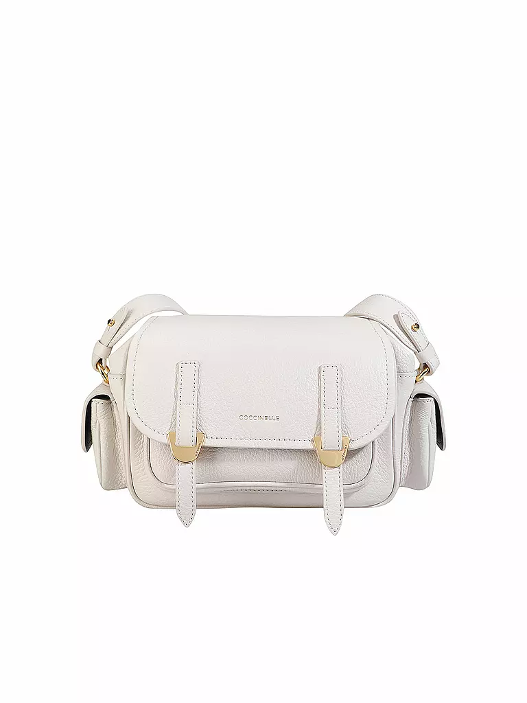COCCINELLE Ledertasche - Mini Bag CAMPUS Small creme