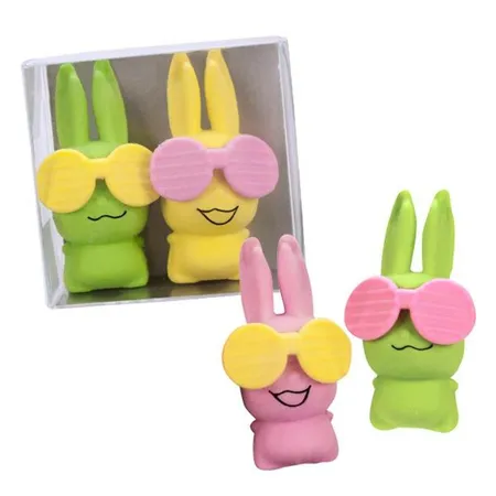 Trendhaus RADIERER Coole Bunnys 2er Set, 2-fach sortiert