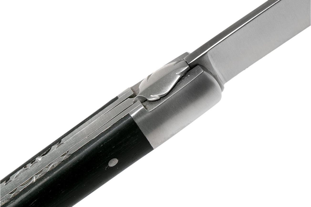 Laguiole en Aubrac Sauveterre 9 cm Guillochees ebbenhout, herenmes