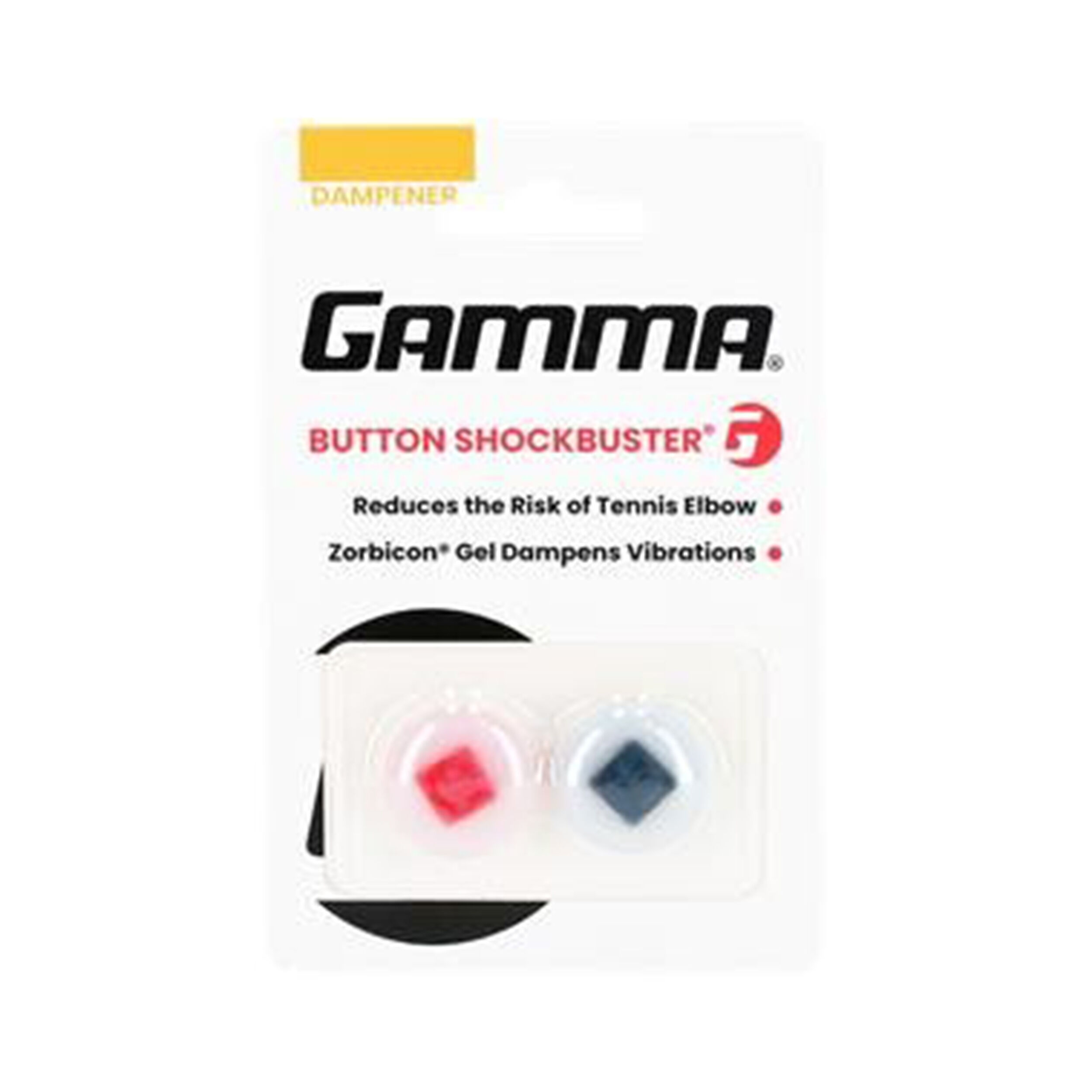 Gamma Button Shockbuster Antivibrateur - Rouge , Noir