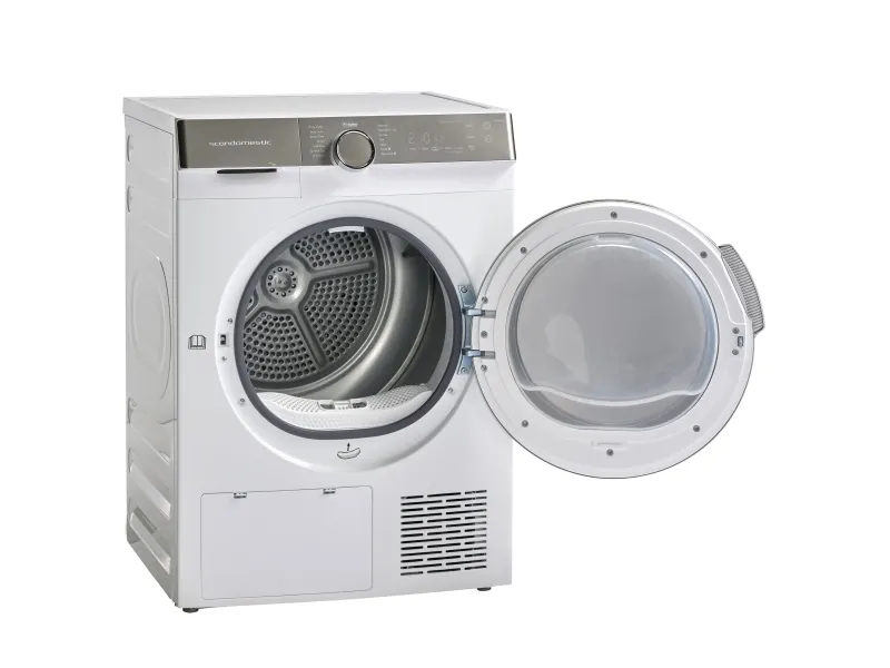 Scandomestic TDH8WA3 - Tørremaskine - Niche - bredde: 60 cm - dybde: 63 cm - højde: 86 cm - frontbetjening - hvid