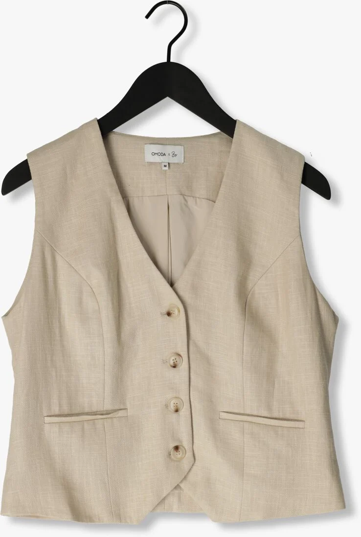 OMODA ATELIER zand omoda atelier gilet x bo