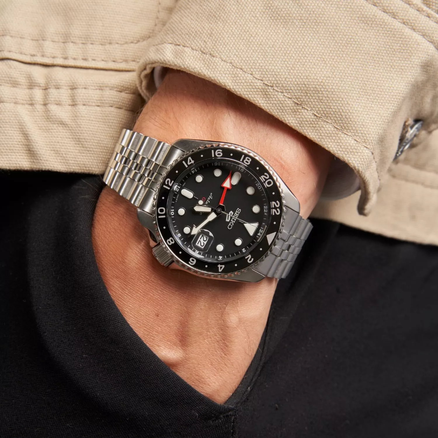 Seiko 5 Sports Automatic GMT SSK001K1