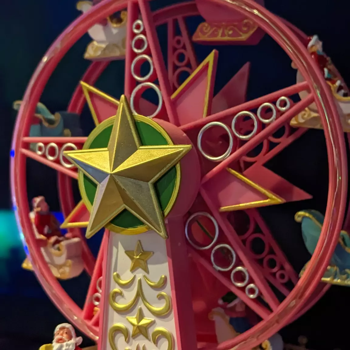 Grande roue lumineuse et musicale à piles Féery