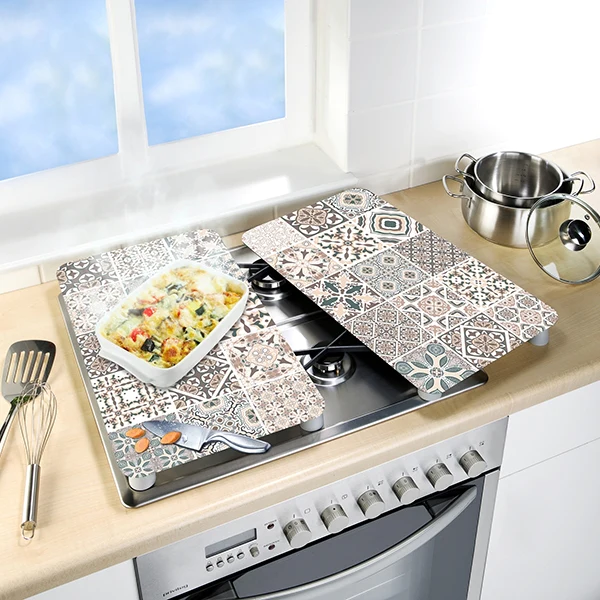 Set 2 couvre-plaques Carreaux Wenko by Maximex
