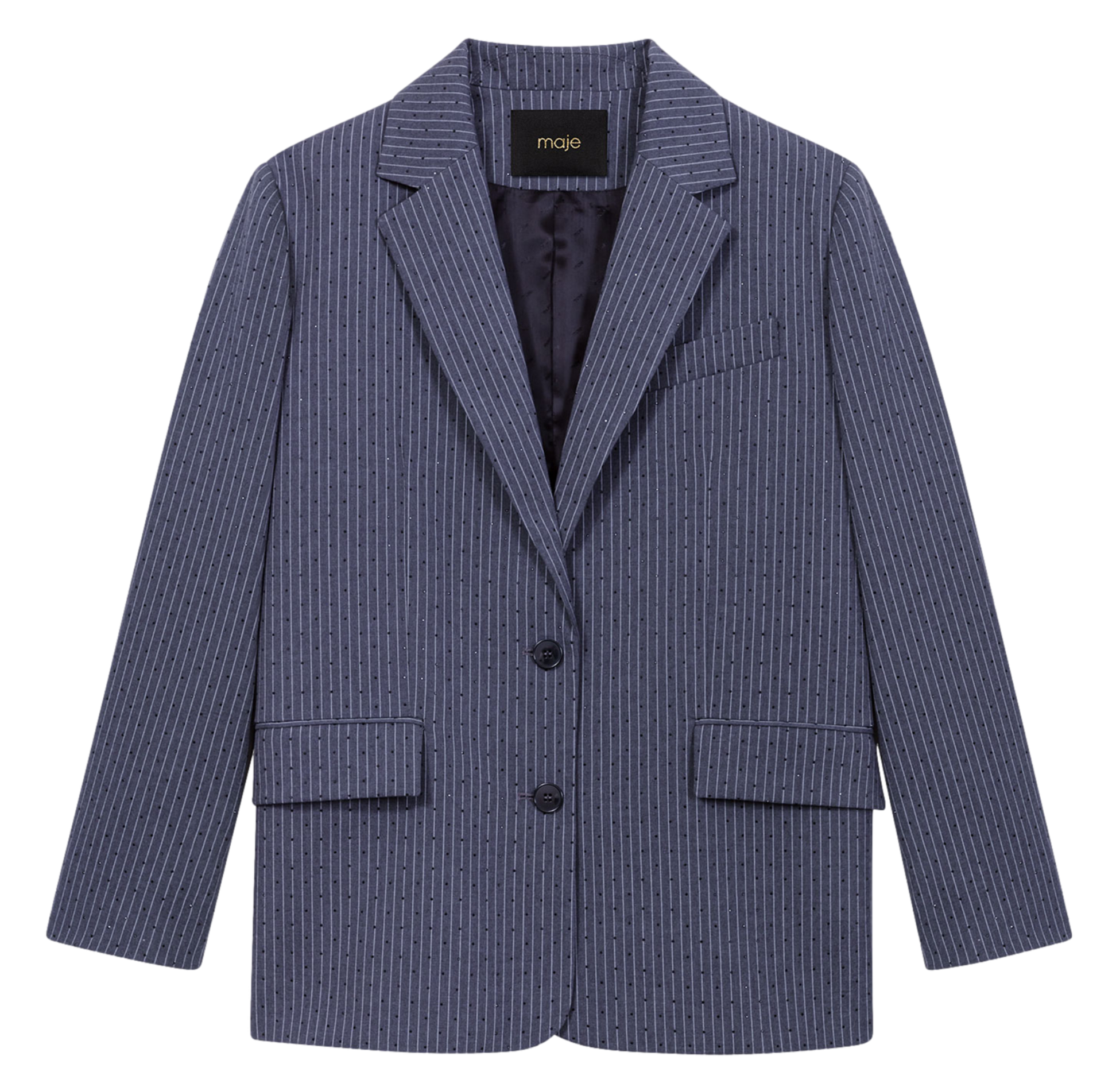 Veste tailleur droite rayée | Rayé