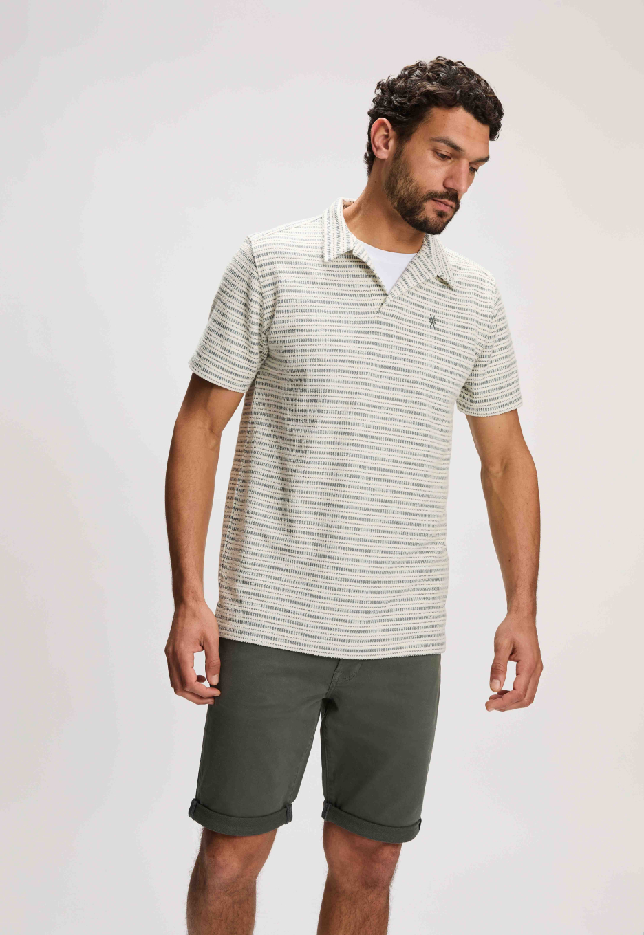 Silvercreek Perlo Striped Polo