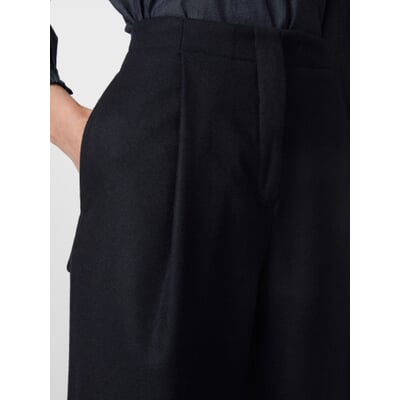 Damen-Wollhose, Schwarzblau
