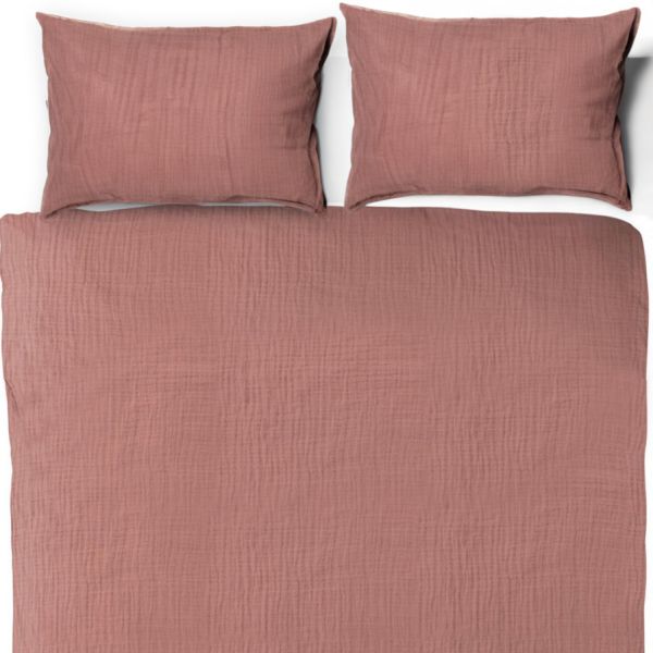 Town & Country Mousseline Dekbedovertrek - 200 x 220 cm - Zand