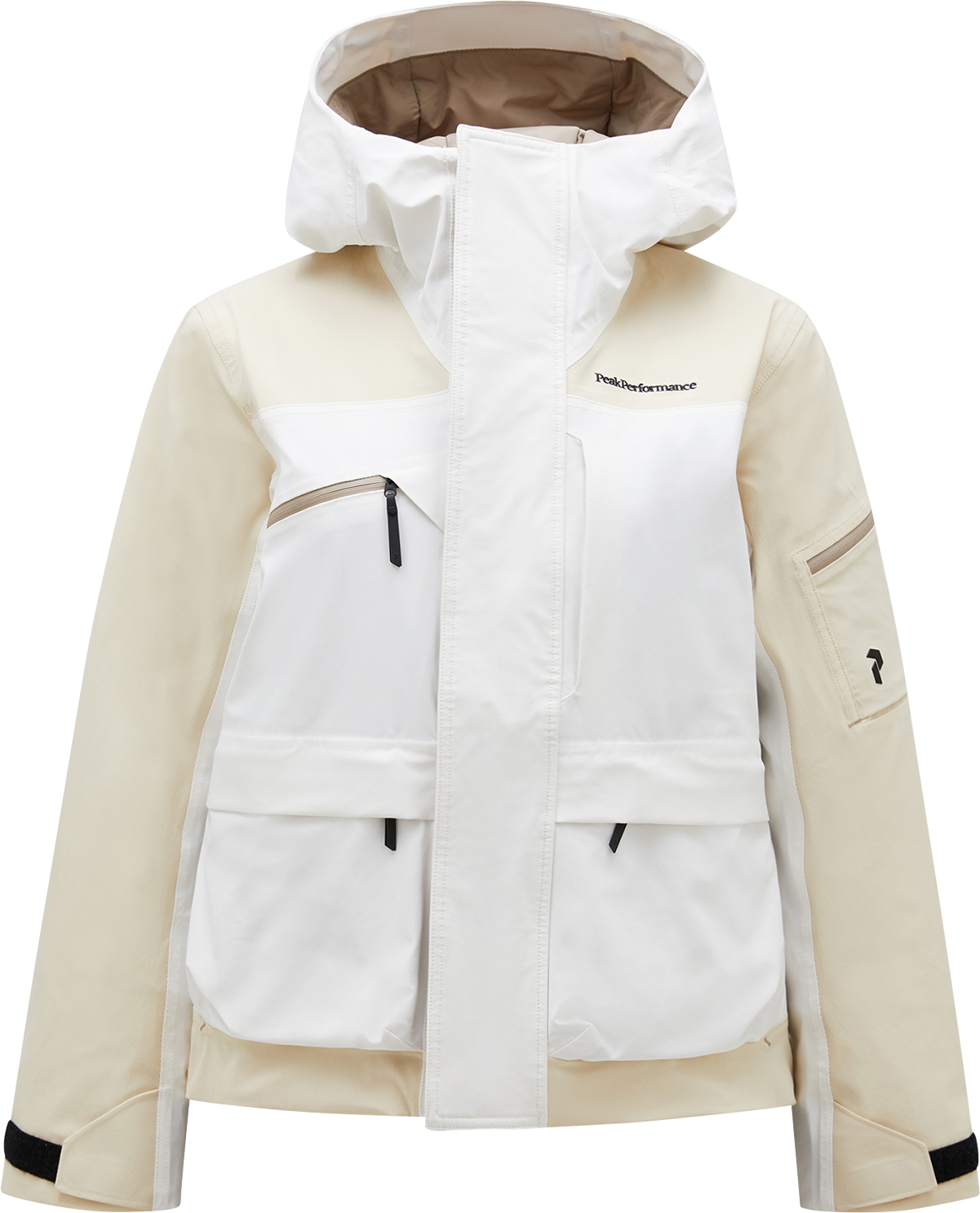 2L Stretch Jacket Dame Sand Fog/Offwhite