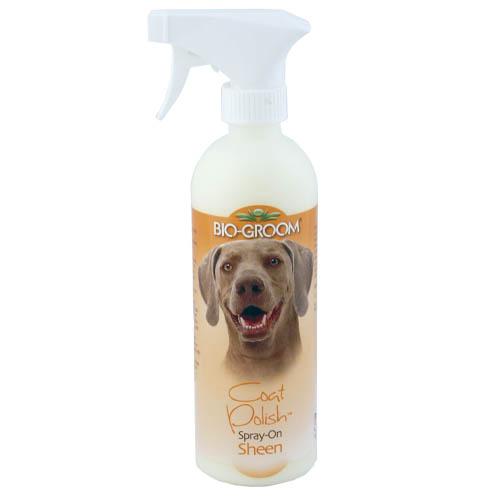 Spray condicionador e de brilho antiestático, hidratante para a pelagem de cães e gatos, frasco de 473 ml