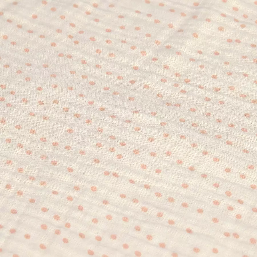 LÄSSIG Mulltücher L 2er Pack rose 80 x 80 cm