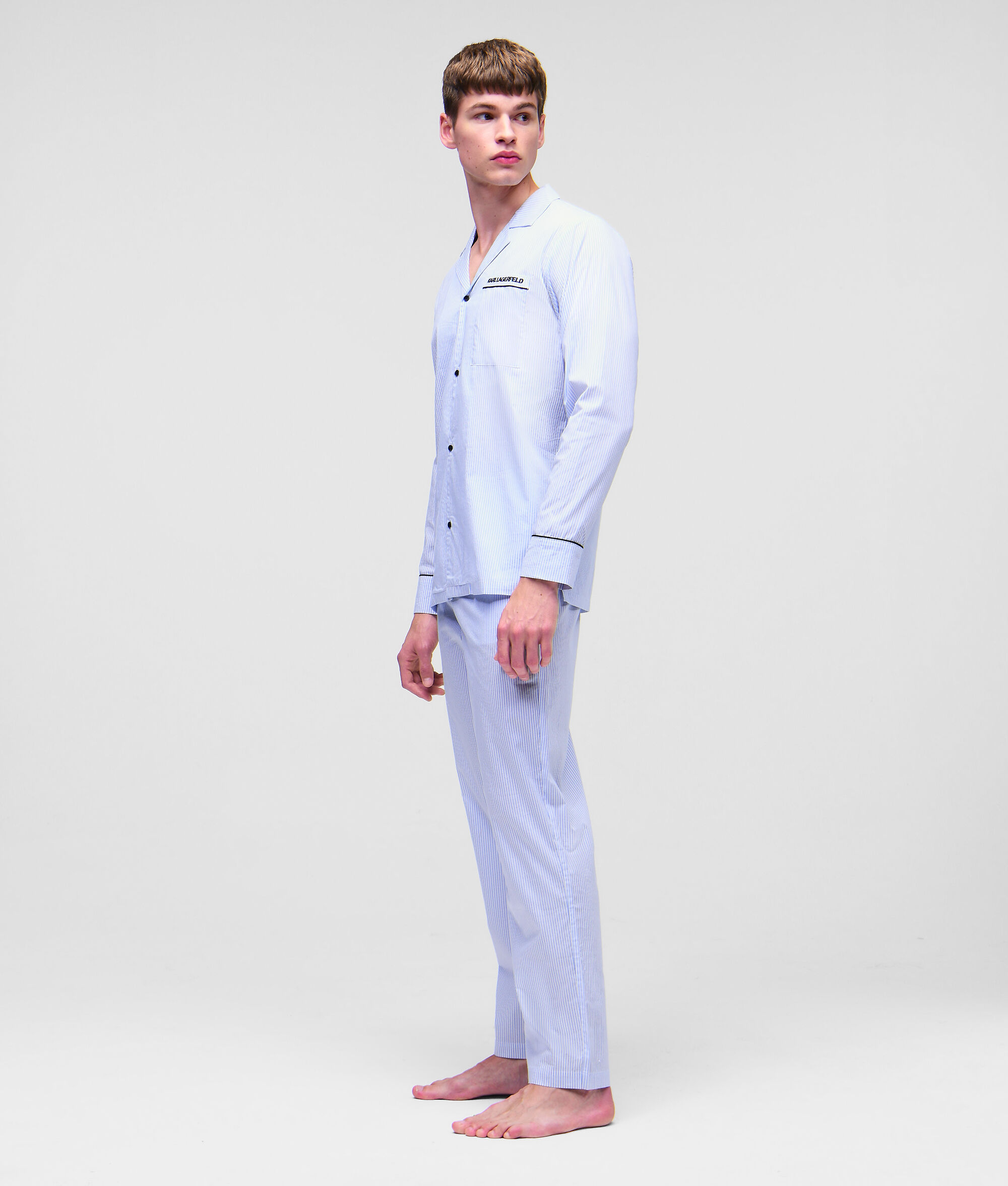PYJAMA RAYÉ AVEC LOGO KARL