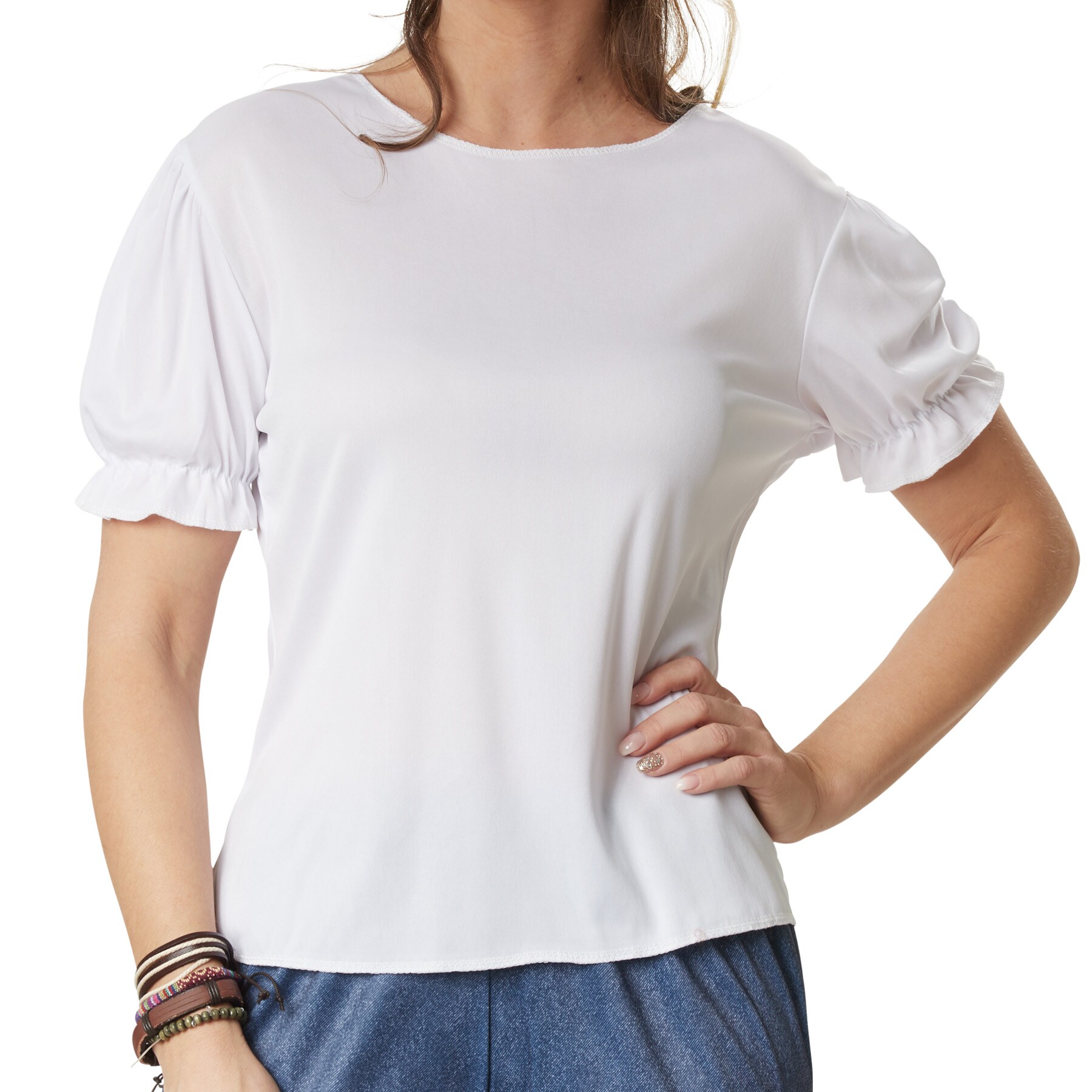 tectake® Frauenkostüm Groovy Flower Girl