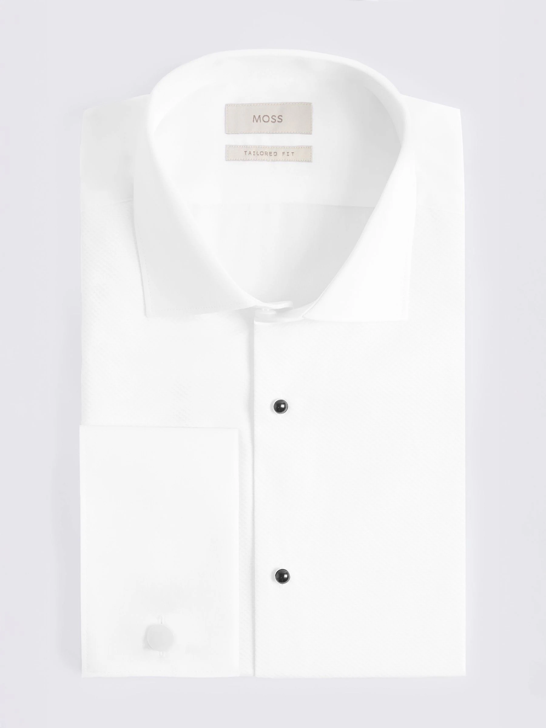 Wit - Tailored - MOSS Marcella Jurk overhemd
