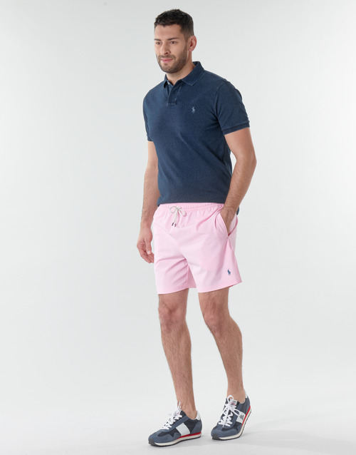 Polo Ralph Lauren - MAILLOT SHORT DE BAIN EN NYLON RECYCLE, CORDON DE SERRAGE ET POC Rosa