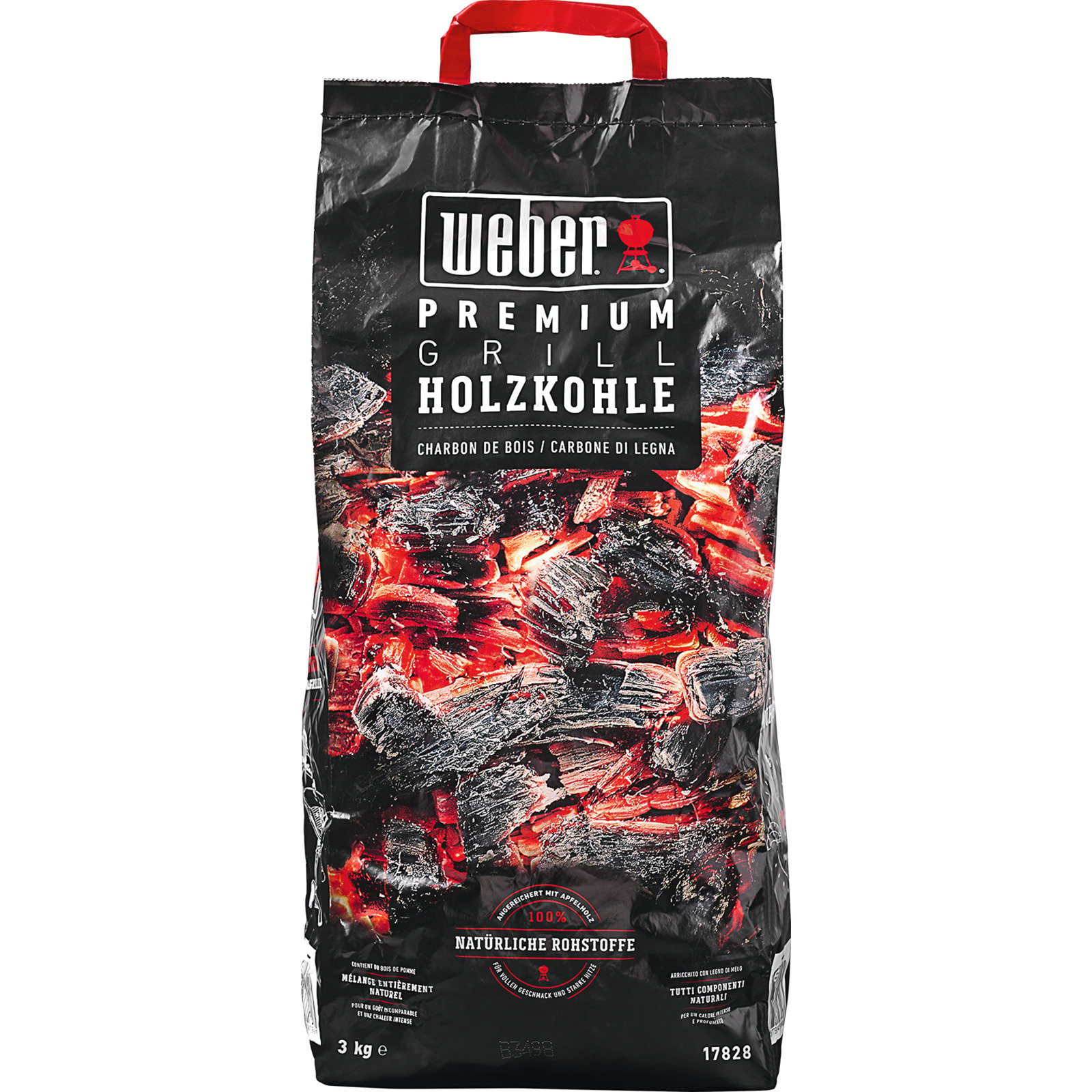 Weber Premium Holzkohle 3 kg