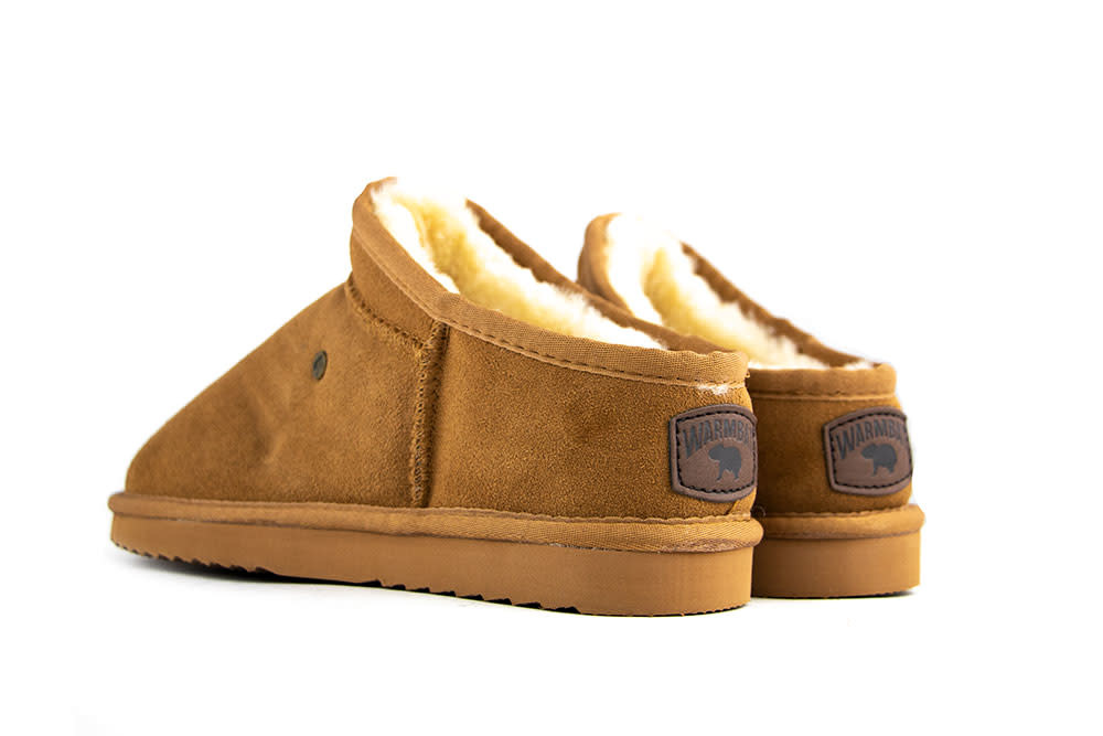 Warmbat Pantoffels Conner Cognac Suede