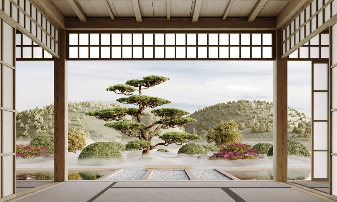 Hillside Garden by Massimo Colonna - Limited Edition. Edition of: 150. Signed.