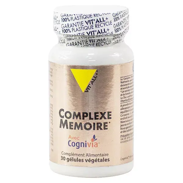 Vit'all+ Complexo para Memória 30 cápsulas vegetais
