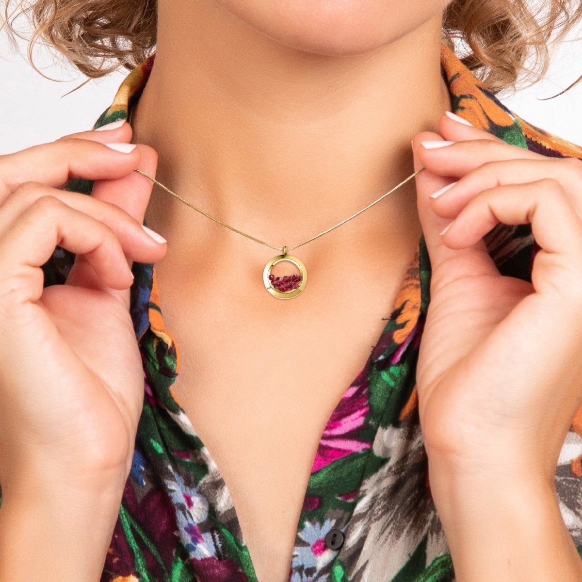 Collier rond SC Bohème orné de Cristaux scintillants