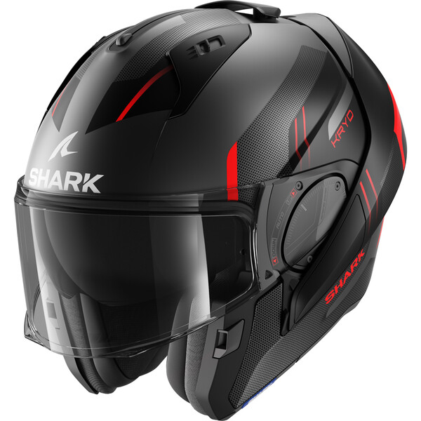 Shark - Casque Evo-ES Kryd Noir Mat / Rouge